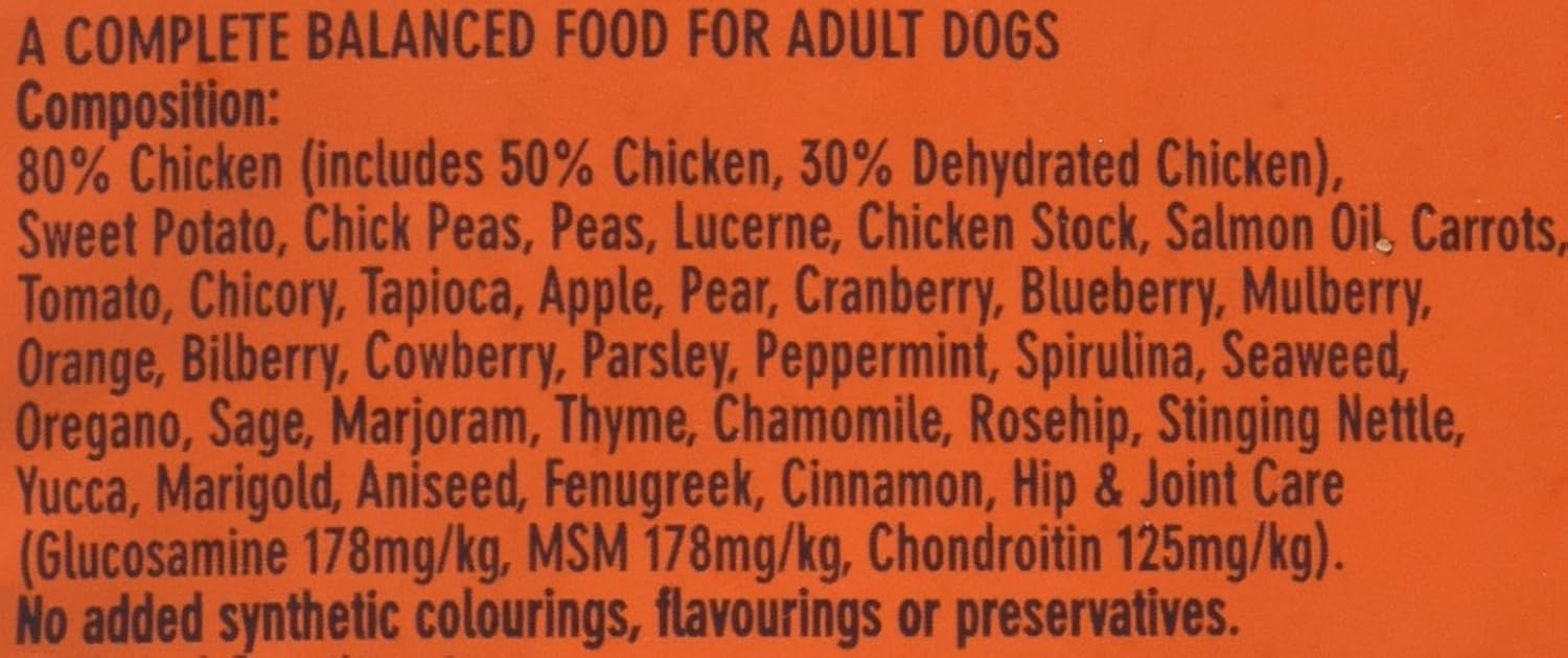 AATU Cibo Secco per Cani, Cibo Secco per Cani 80/20 con Pollo, Cibo per Cani Senza Cereali ad Alto Contenuto Proteico, Alimento Naturale per Cani Adulti di Tutte le Razze, 1,5 kg