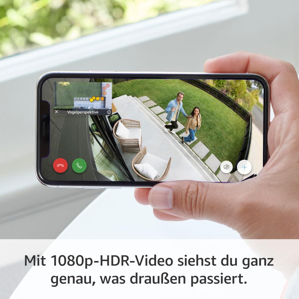 Ring Außenkamera Pro Solar (Stick Up Cam Pro) | Telecamera di sicurezza per esterni ad alimentazione solare con video HDR a 1080p, Wi-Fi, rilevamento del movimento 3D, compatibile con Alexa | 2 telecamere di sicurezza