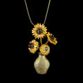 Van Gogh Sonnenblumen Kette mit Anhnger - Vase