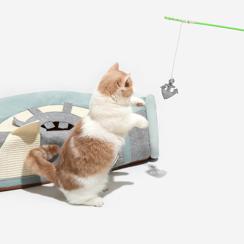 KatzenSpa-Tunnelbett – Platzsparendes Spiel- und Schlafparadies für Katzen