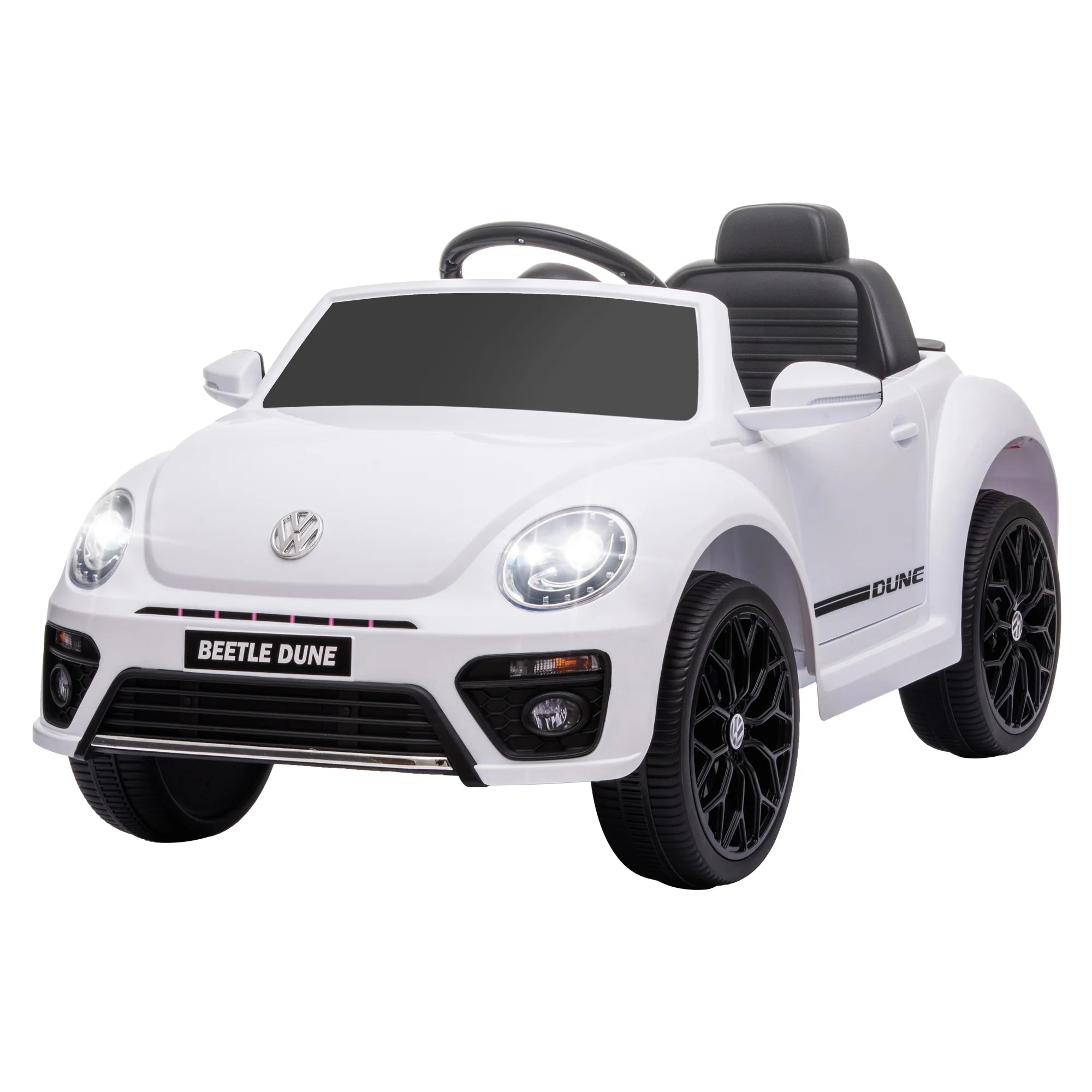 AIYAPLAY Macchina Elettrica per Bambini 12V con Telecomando Bianca