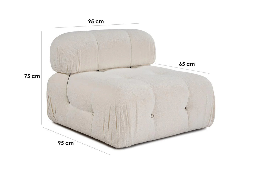 Divano modulare Bubble O1 - Bianco