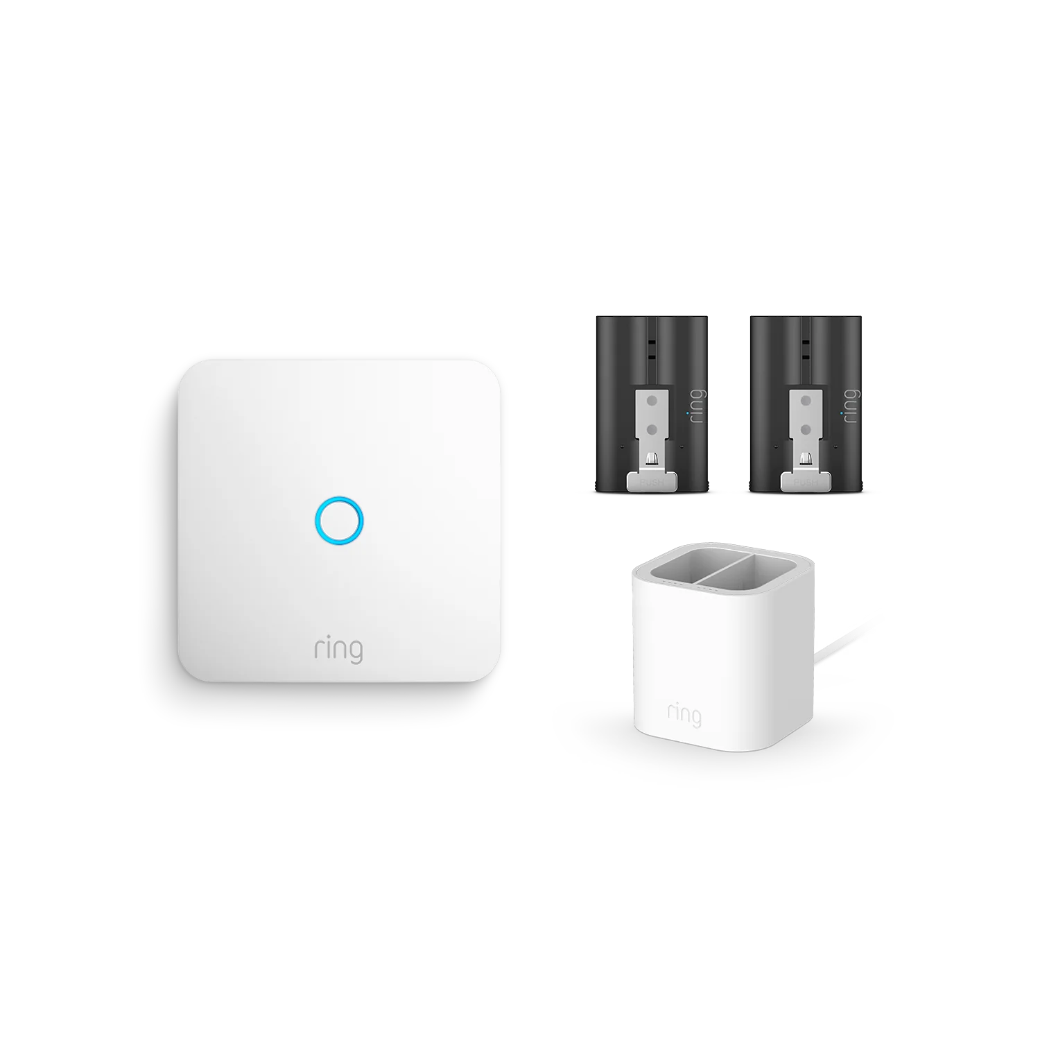 Ring Intercom + Schnellwechsel-Akkupack + Ladestation