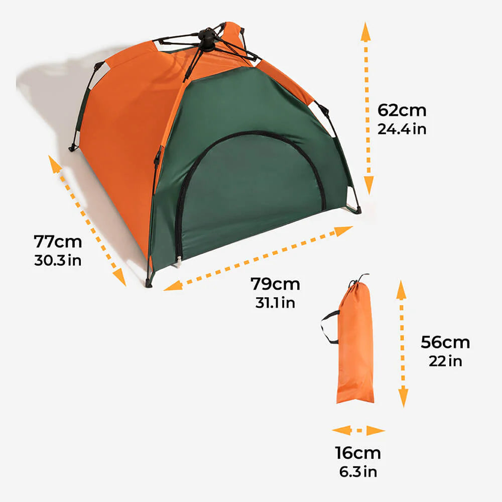 PetCamp - Faltbares Campingzelt für Hunde und Katzen, ideal für Outdoor-Abenteuer