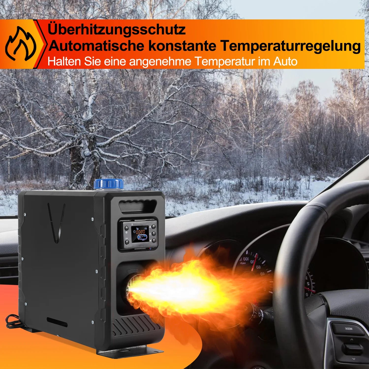 Riscaldatore da parcheggio diesel Sonnewelt 8KW 12V LCD APP