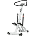 SPORTNOW Stepper con Maniglia 12 Livelli di Resistenza Display Monitor