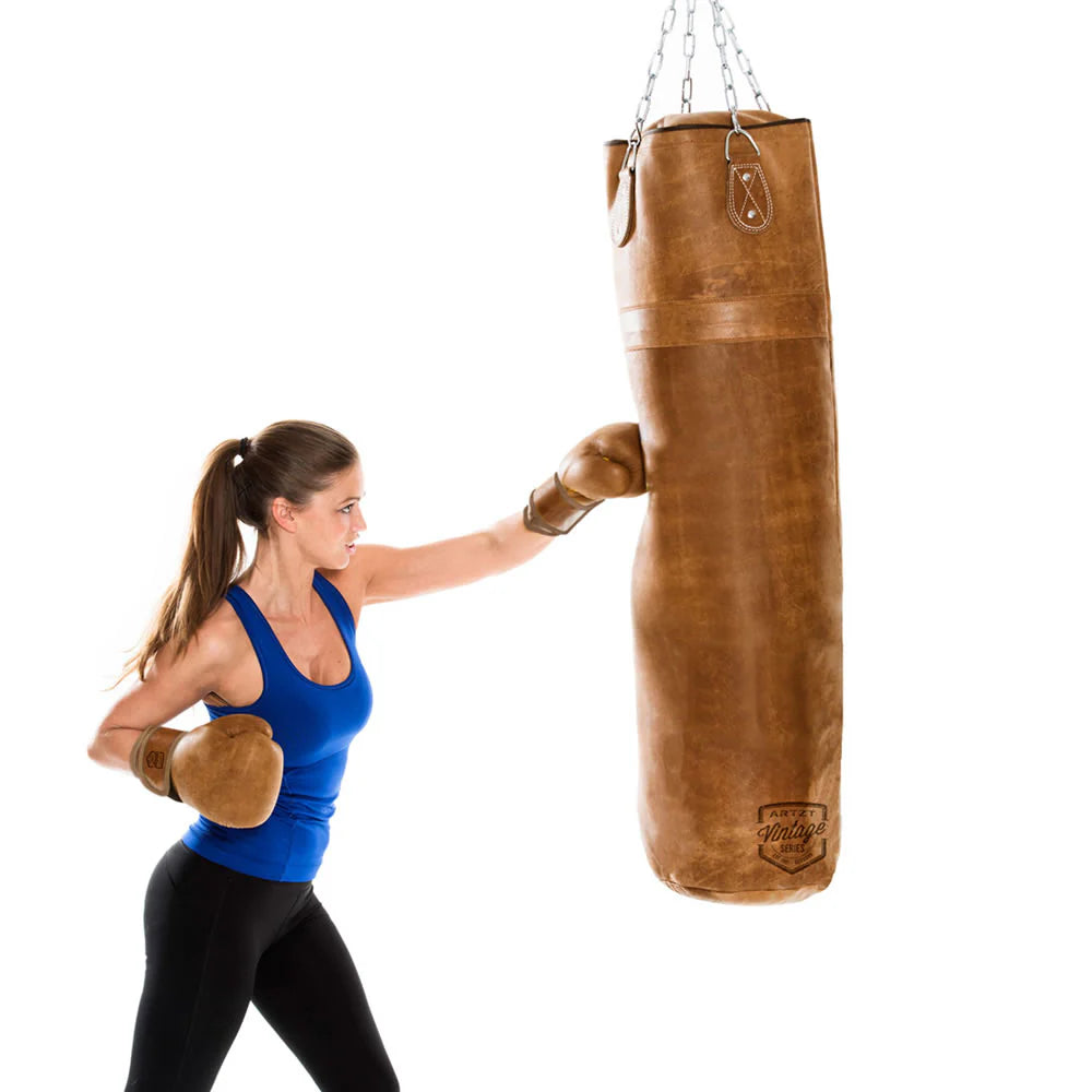 ARTZT Vintage Series Sacco da boxe con catena inclusa