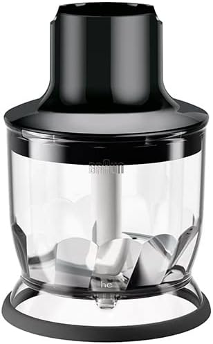 Braun MultiQuick 9 MQ 9187XLI Frullatore a immersione – Frullatore a immersione con tecnologia Active PowerDrive e 5 accessori per tritare, pestare, frullare e tritaghiaccio, 1200 Watt, nero/acciaio inox