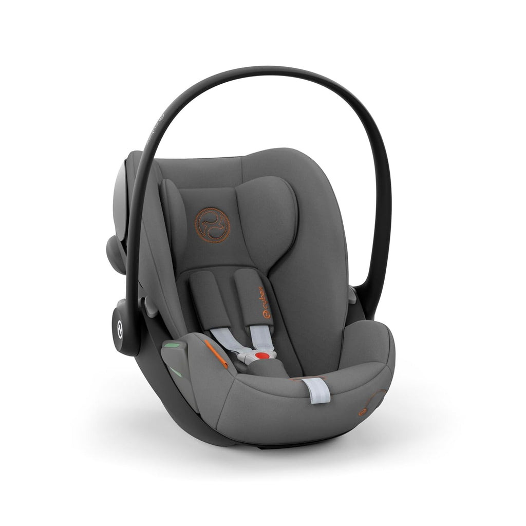 CYBEX Gold Seggiolino auto Cloud G i-Size Comfort, con riduttore per neonato, dalla nascita a circa 24 mesi, per bambini da 40 cm a 87 cm, max. 13 kg, Moon Black