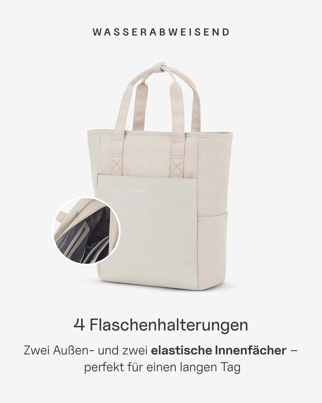 Kapten & Son Rucksack Lindby Diaper Set 12 L | 2in1 Wickelrucksack & Wickeltasche mit Kinderwagen- und Kofferbefestigung | inklusive Kulturtasche, Wickelunterlage & isolierter Flaschenhalter