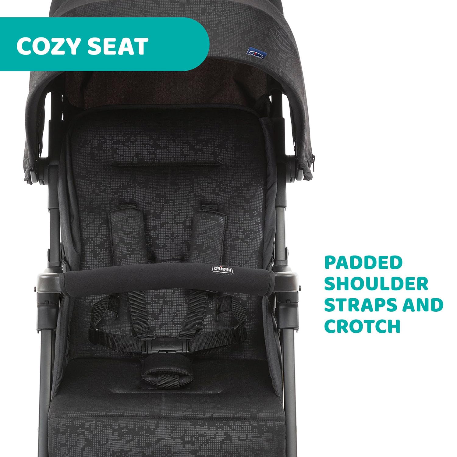 Chicco OHlalà 3 Ultra-Leichtgewicht Kinderwagen von Geburt bis 15 kg, Liege- und Faltbuggy mit großem Einkaufskorb, Kompakt, Regenschutz und Ausziehbares Verdeck