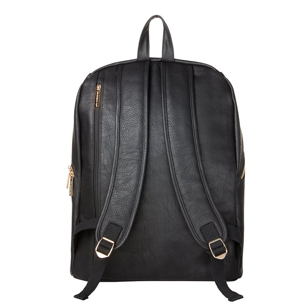 Honest Company Wickeltasche City Rucksack schwarz