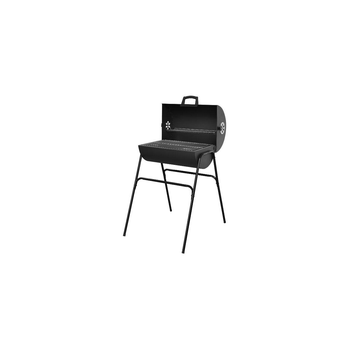 GRILLMEISTER »KANSAS« Barbecue a Carbone a Botte - Seconda scelta, ottimo stato