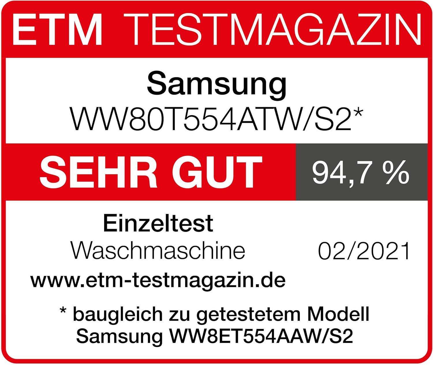 Lavasciuga Samsung WW80T554ATW/S2, 8 kg, 1400 giri/min, Ecobubble, AddWash, WiFi Smart Control, programma vapore igienizzante, Bianco