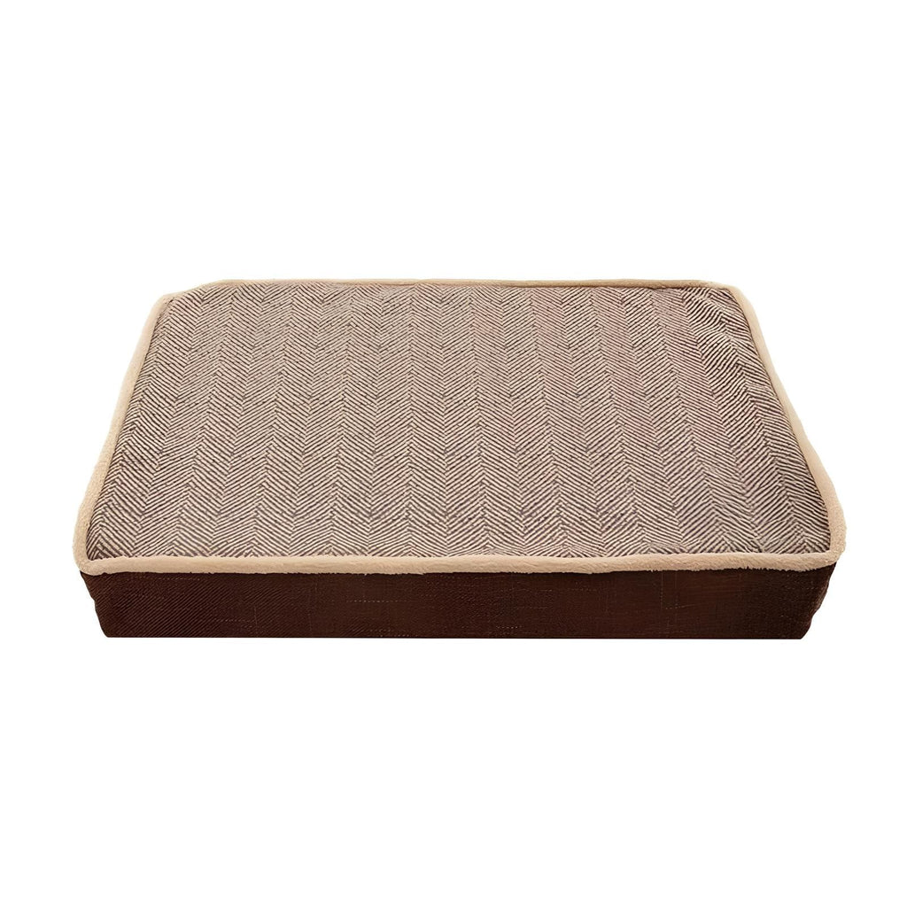 Comoda cuccia rettangolare in memory foam per un sonno riposante