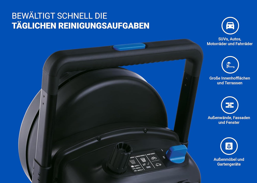 Nilfisk Excellent 170 Bar Hochdruckreiniger - Leistungsstarker Druckreiniger für Außenbereiche und Autos (2300 W)