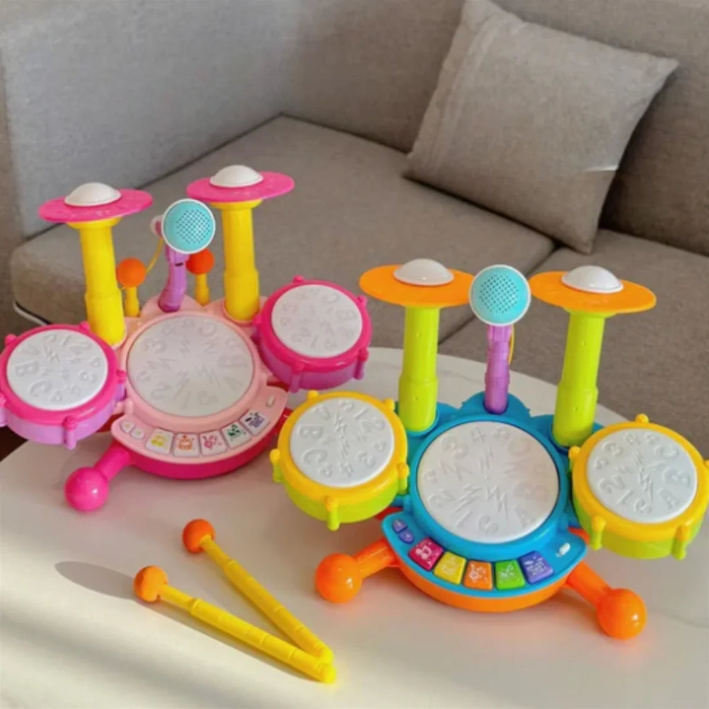 Batteria per bambini - I più piccoli iniziano a suonare - Batteria giocattolo