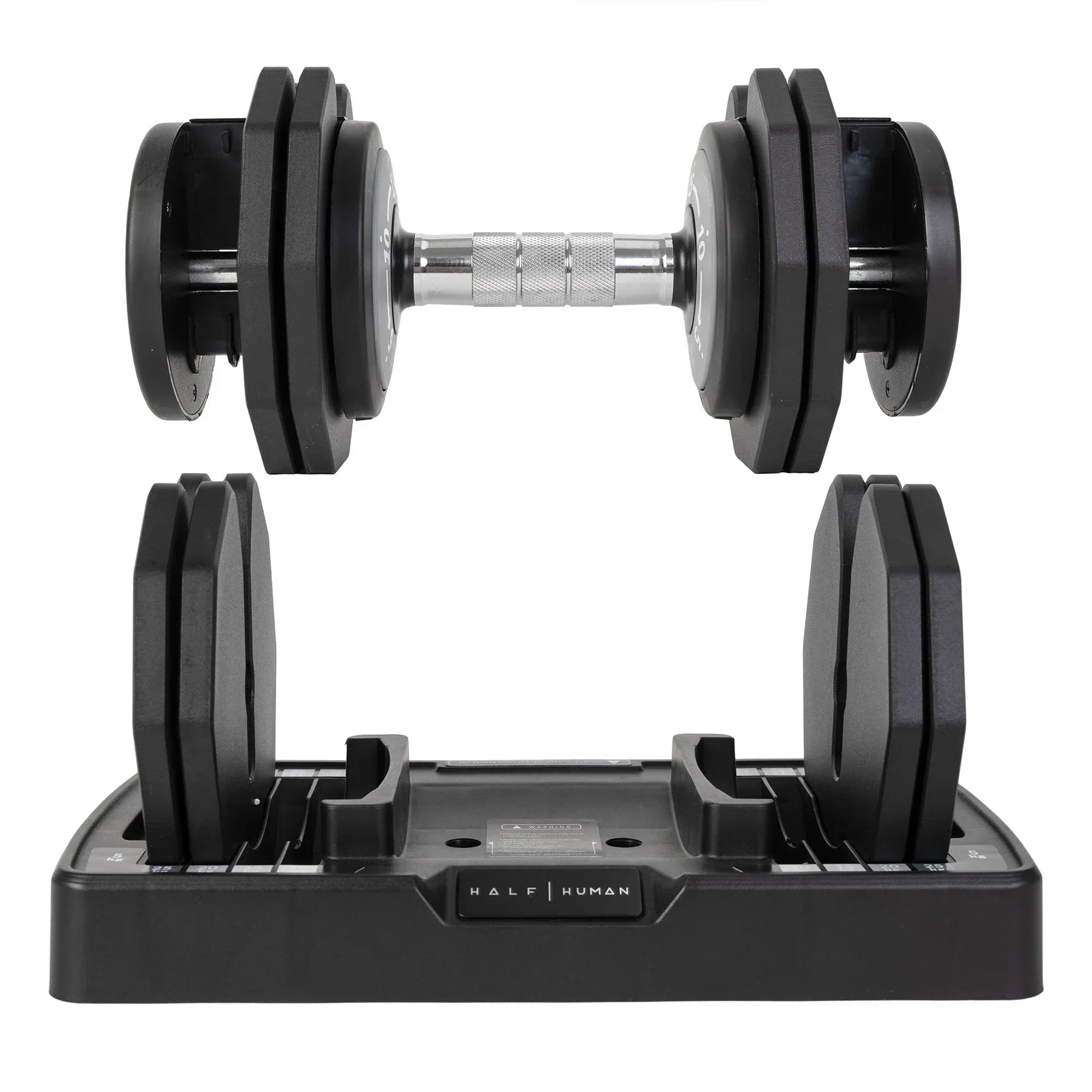 Half Human Set di Manubri Regolabili da 25 kg con Supporto per Manubri