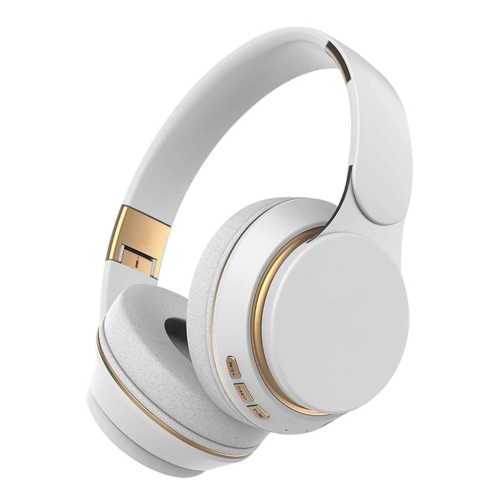Cuffie Bluetooth Kuura Bass, Bianche