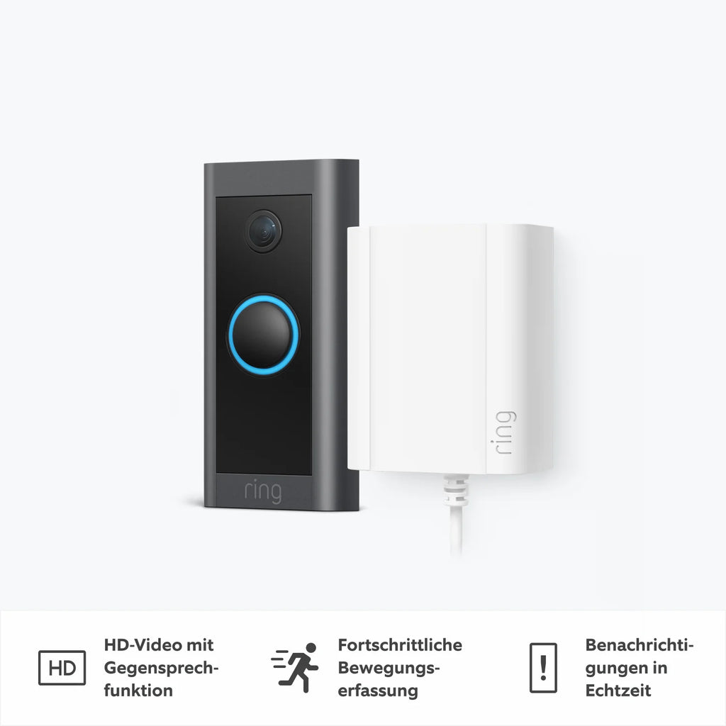 Videocitofono cablato con alimentatore