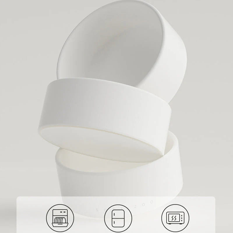 Elegante Doppel-Futterschale aus Bone China für Haustiere – Stilvoll und Funktional