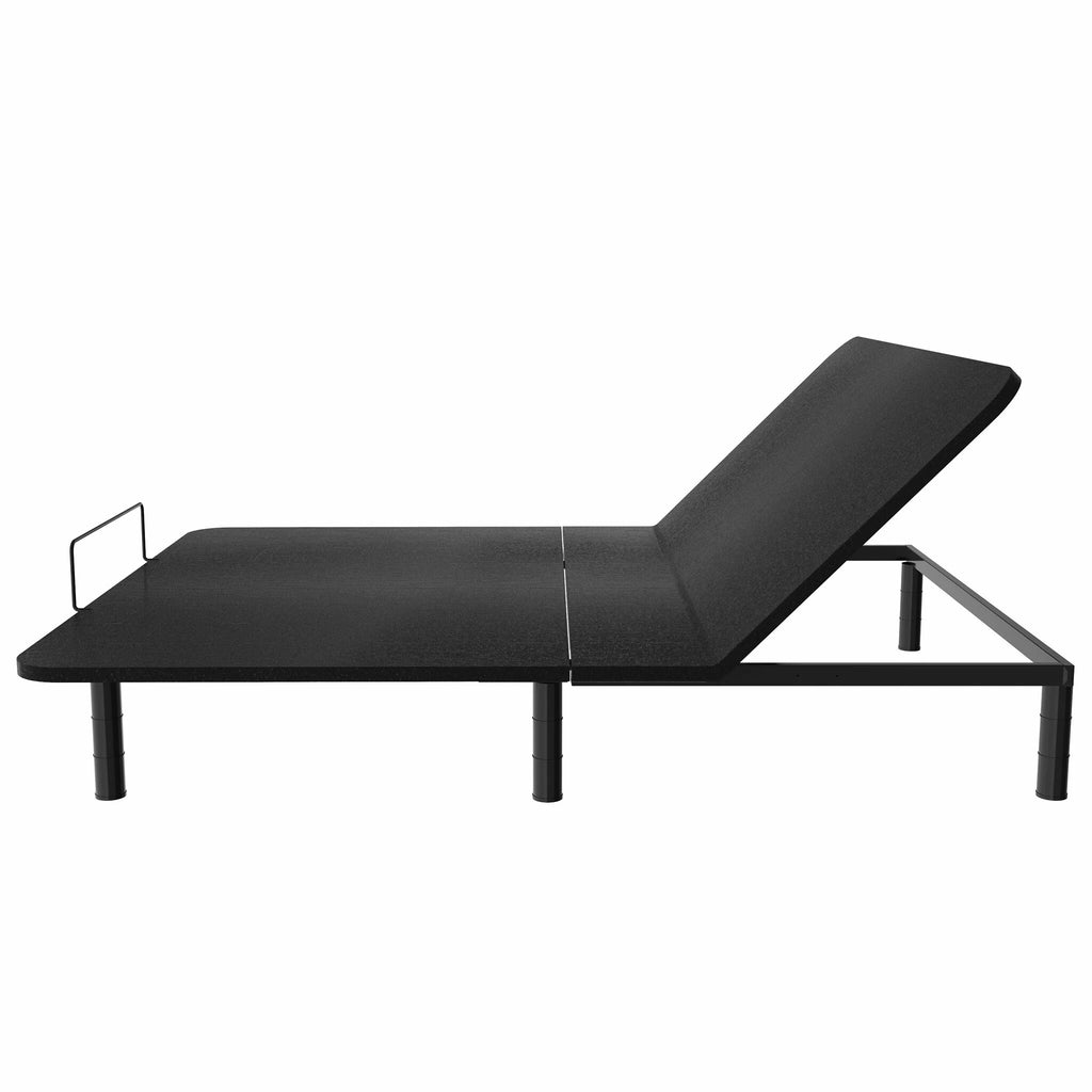 Lykke Verstellbar Bett Nordic Deluxe 90x200cm, schwarz