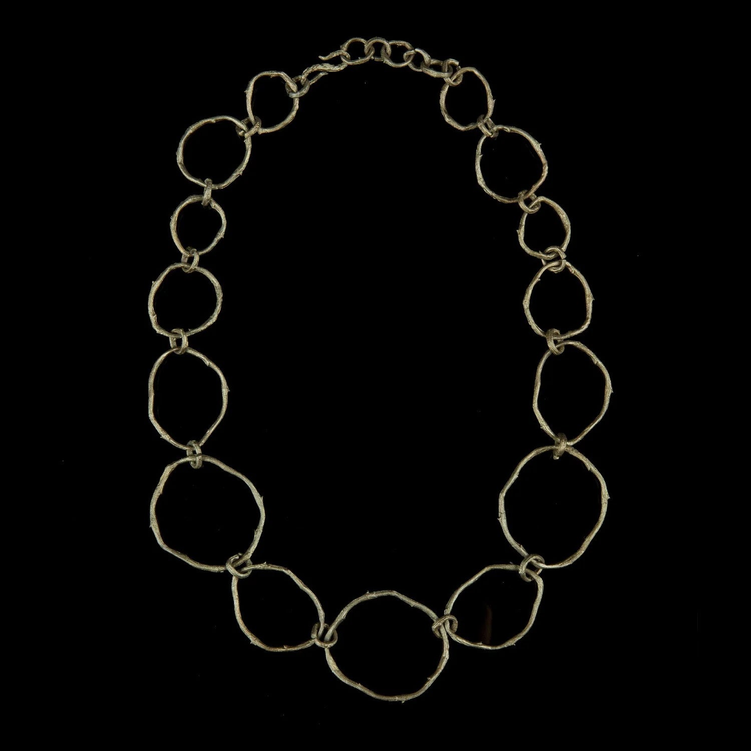 Collana Piccola Legno Naturale - Patina Link