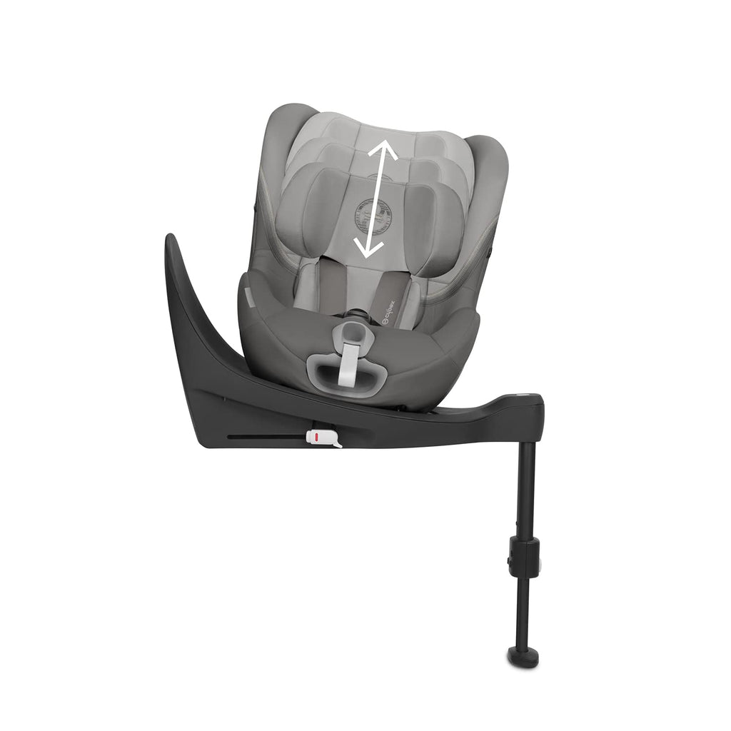 CYBEX Gold Kinder-Autositz Sirona S2 i-Size, Ab ca. 3 Monaten bis 4 Jahren, Max. 18 kg, SensorSafe kompatibel, Granite Black
