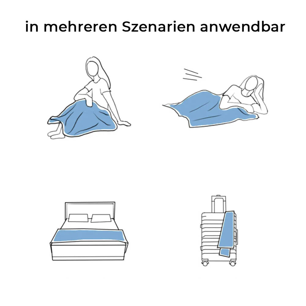 Luxuriser Kühlender Sofabezug aus Eisseide mit Wellenmuster