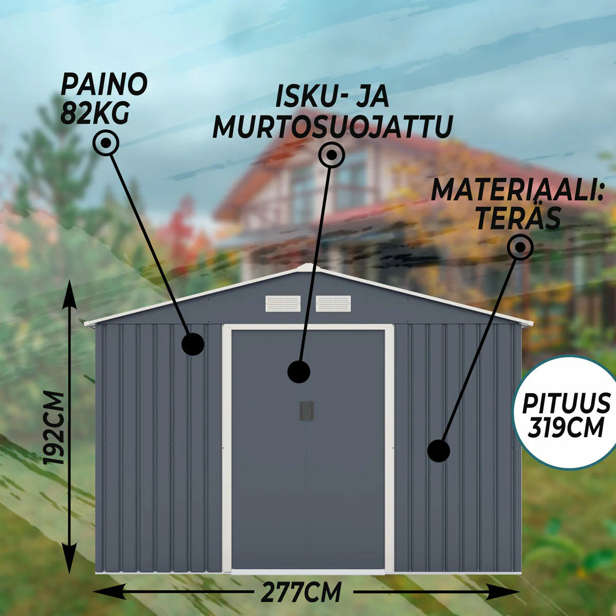 Fornorth Gerteschuppen, 8.84m2