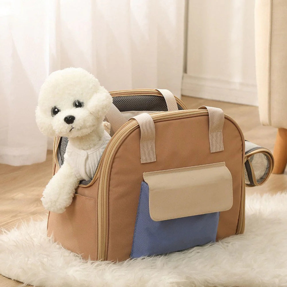 Erweiterbarer Haustier-Rucksack für Komfort und Stil
