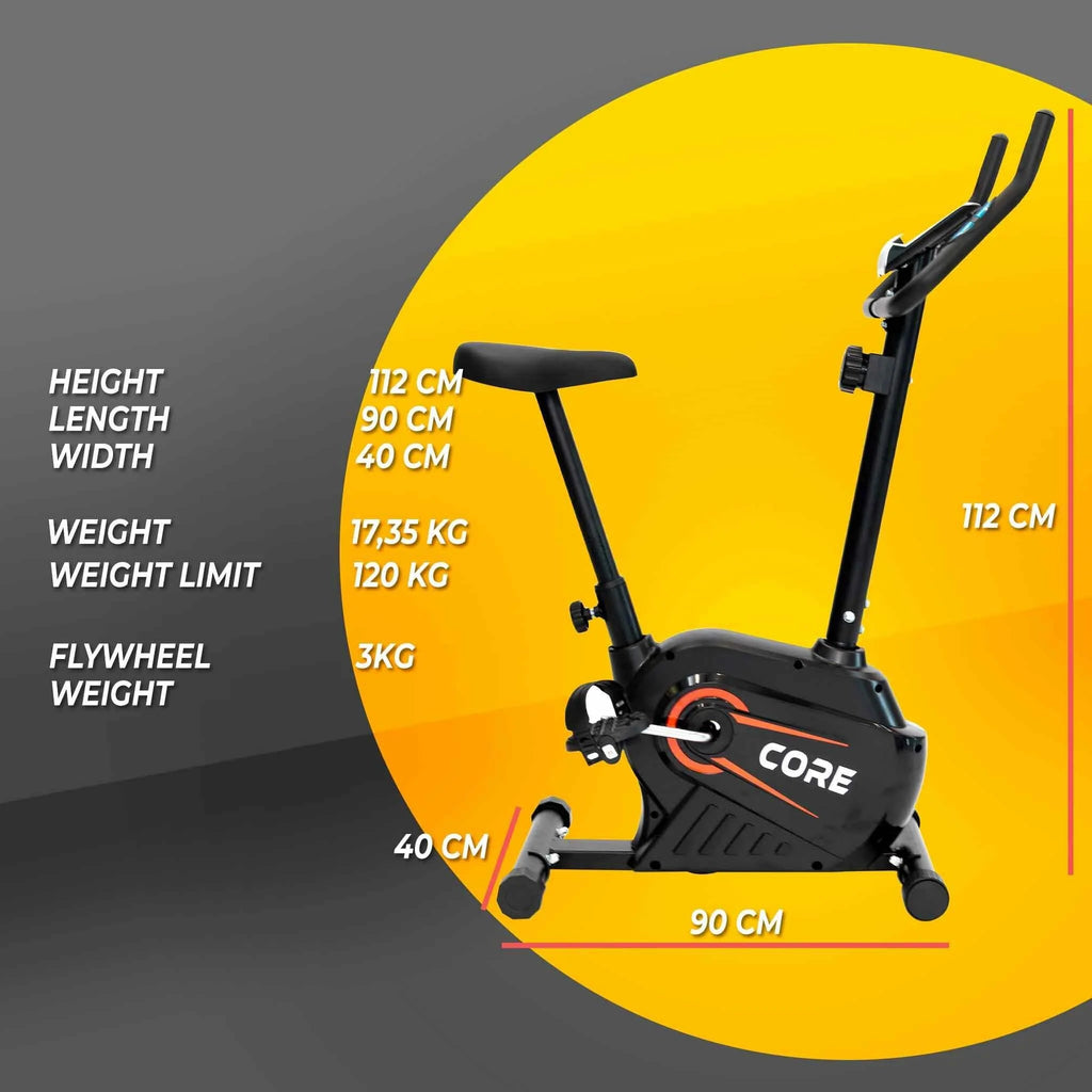 Cyclette Core con resistenza magnetica da 3 kg