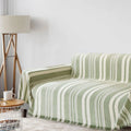 Sofabezug Stripe Grün – Moderner Couchschutz mit Streifenmuster
