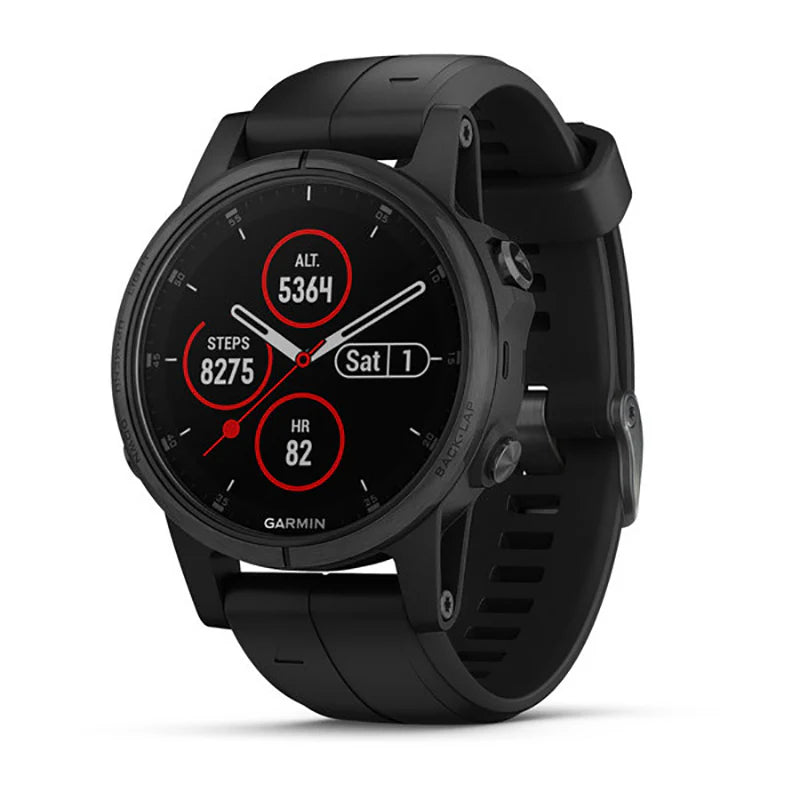Garmin Laufuhr FENIX 5S PLUS Saphir Edition Schwarz