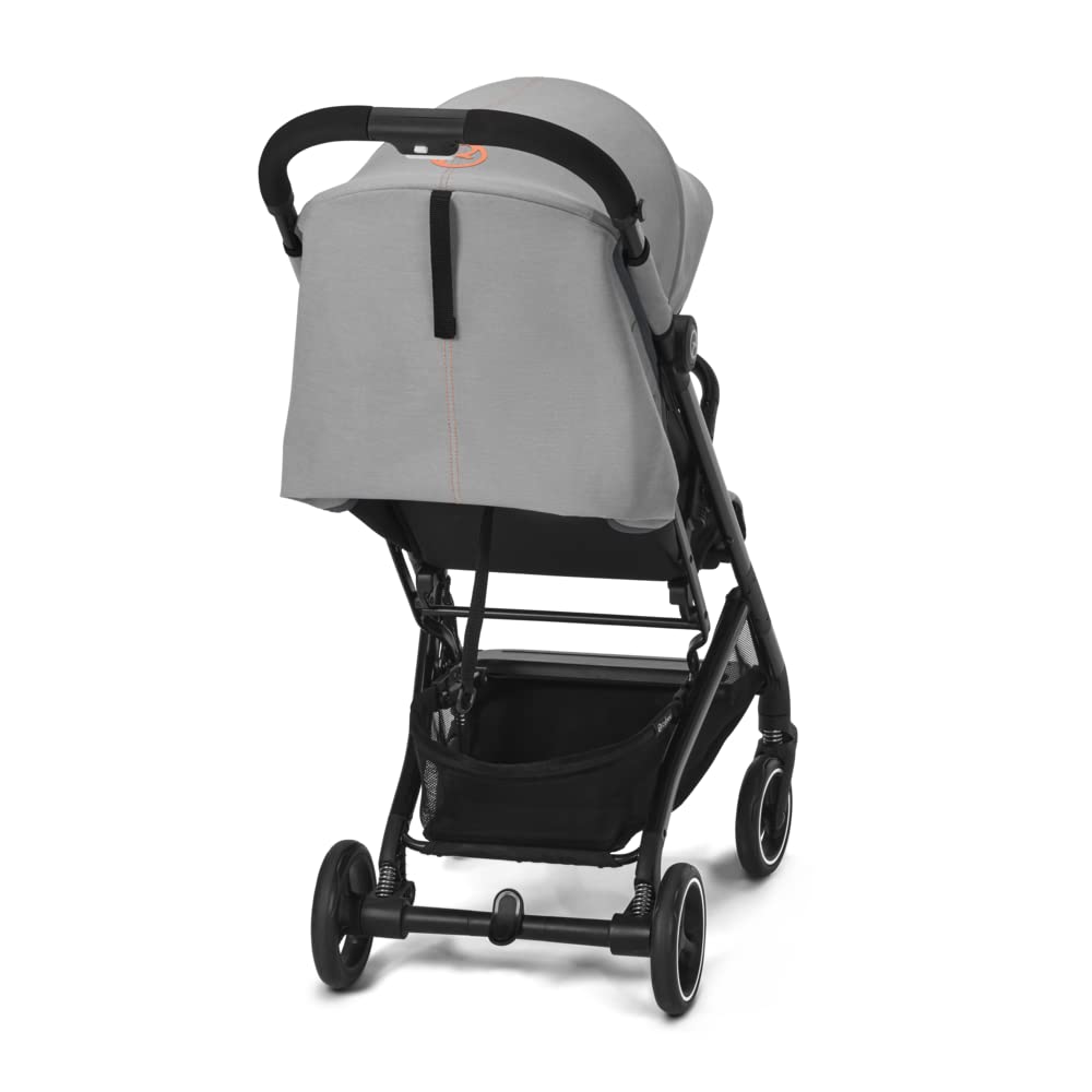 Cybex Gold Passeggino Beezy con imbracatura One-Pull, Dalla nascita fino a circa 4 anni (max. 22 kg), Compatto ed ergonomico, Almond Beige (Beige con telaio nero)