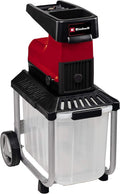 Trituratore elettrico silenzioso Einhell GC-RS 60 CB (2800 W, diametro rami max. 45 mm, rullo trituratore, ampia apertura dell'imbuto, interruttore inversione di marcia, cassetta di raccolta trasparente da 60 L, interruttore di sicurezza integrato)