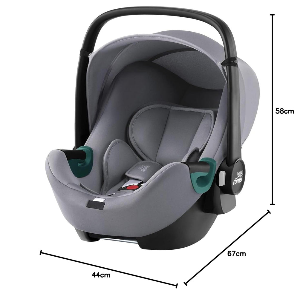 BRITAX RÖMER Babyschale BABY-SAFE 3 i-SIZE, für Neugeborene bis 15 Monate (40-83 cm), Dusty Rose