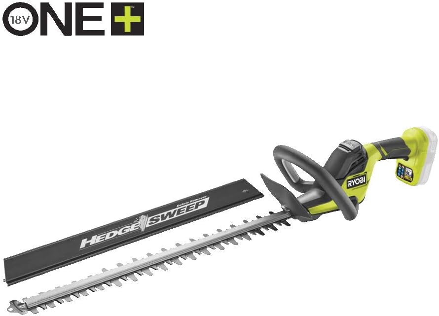 RYOBI 18 V ONE+ Akku-Rasentrimmer mit Radführung RY18LT33A-0 (33 cm Kantenschneidefunktion mit Fußsteuerung, Ø Fadenspule 1 x 1,65 mm, ohne Akku und Ladegerät)