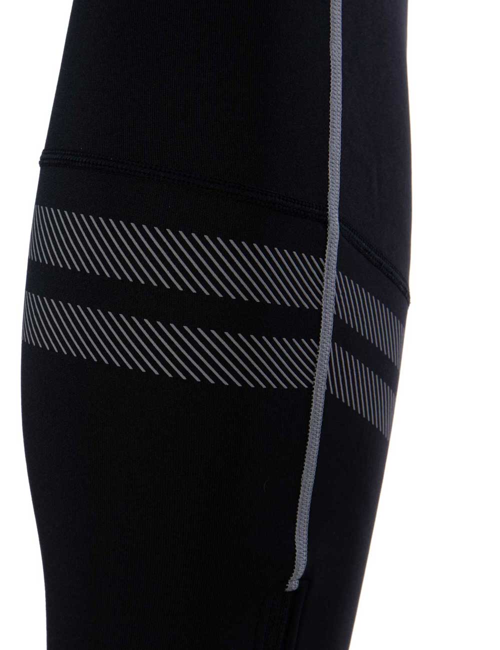 Pantaloni invernali da ciclismo da uomo lunghi con bretelle Pro Line II nero-argento set