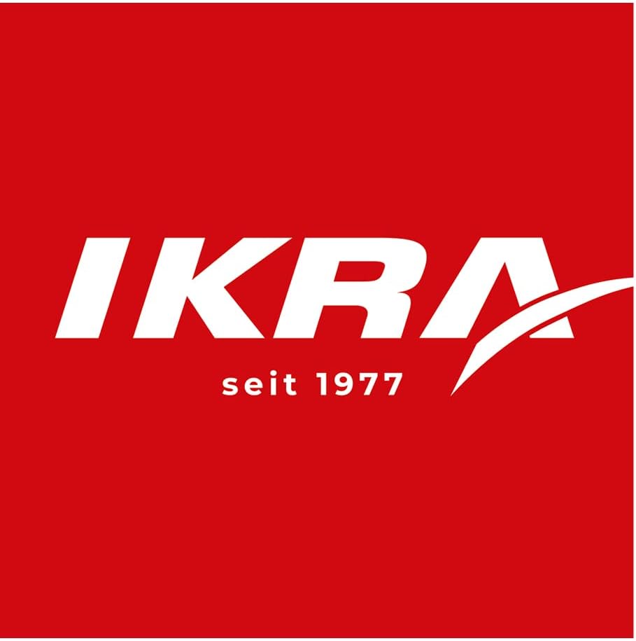 IKRA 74003200 Batteria Soffiatore Aspiratore Trituratore 3in1 ICBV 2/20 incl. 2 batterie e caricatore doppio rapido, 40 V, Grigio/Rosso