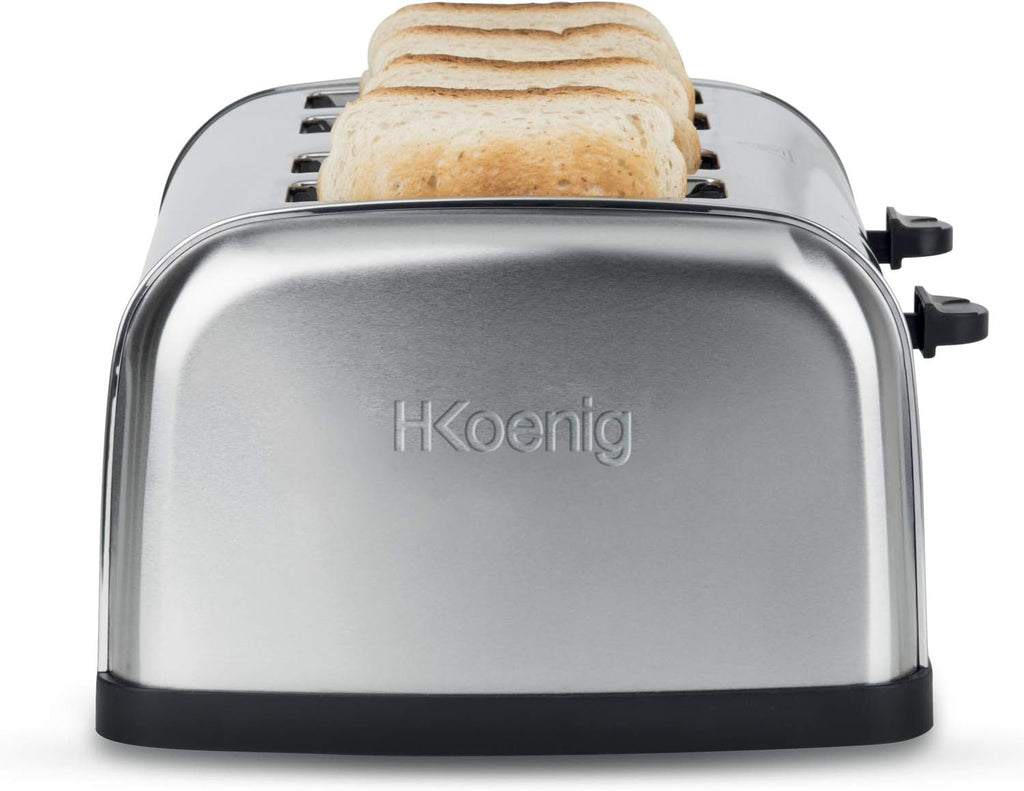 H.KOENIG TOS32 Tostapane 4 fette, acciaio inox