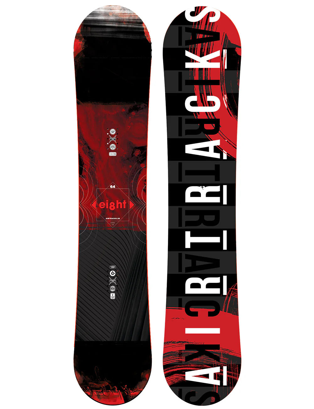 Herren Snowboard Eight Hybrid Rocker Wide