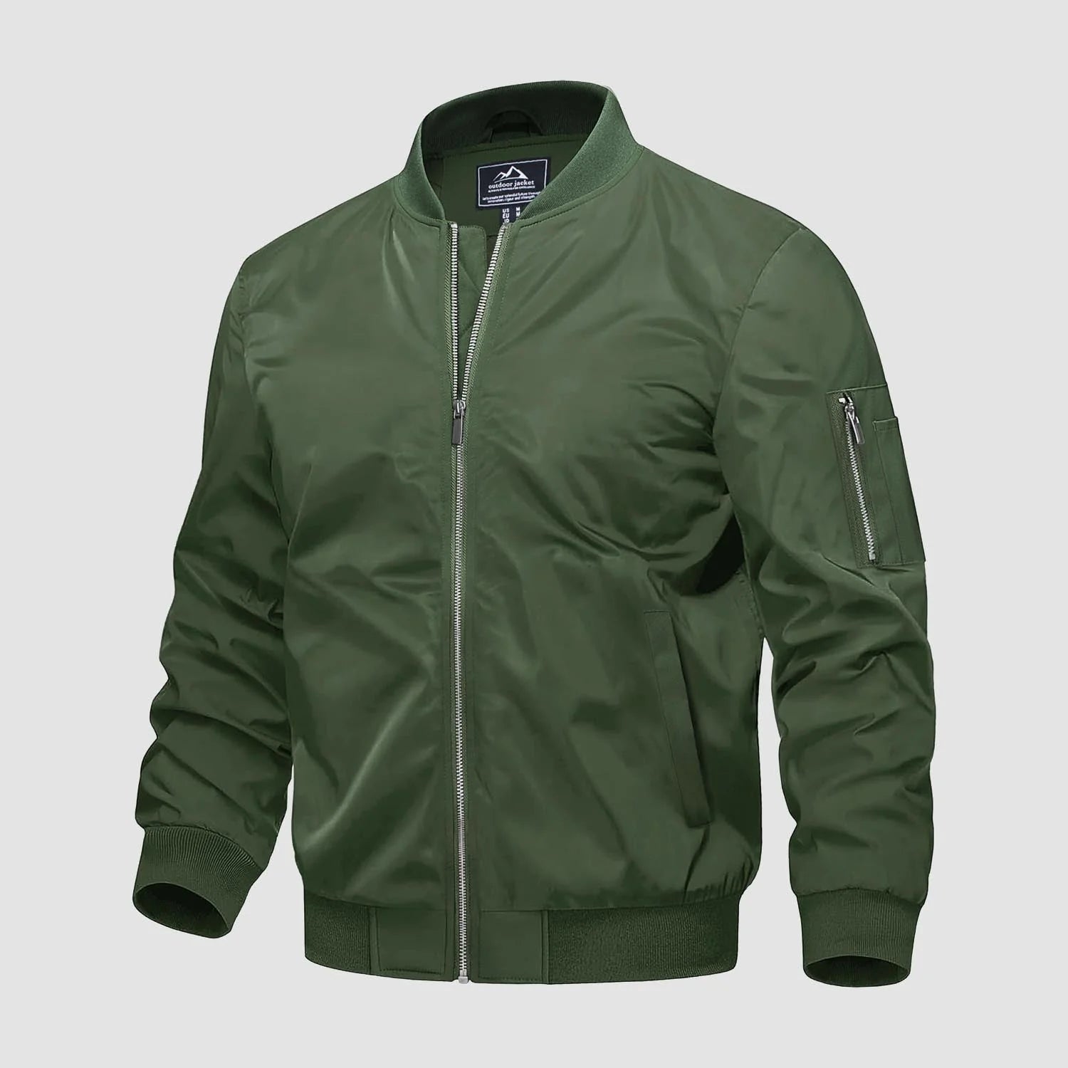 Bomber da uomo con cerniera