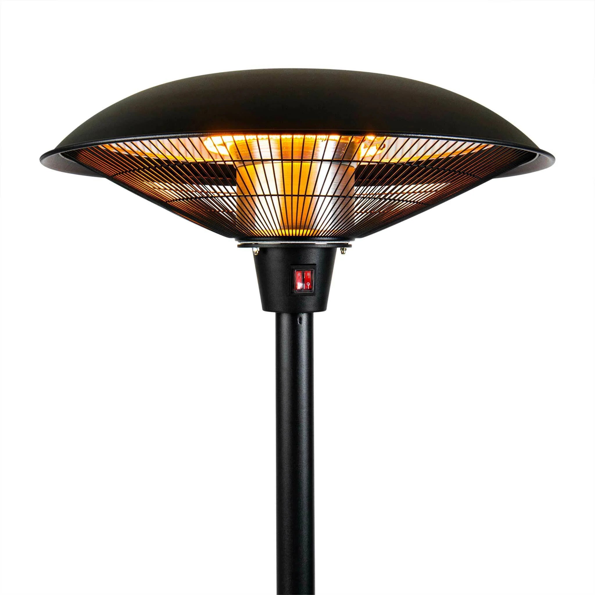 Fornorth Heizstrahler, stufa da terra premium 2000W, nera