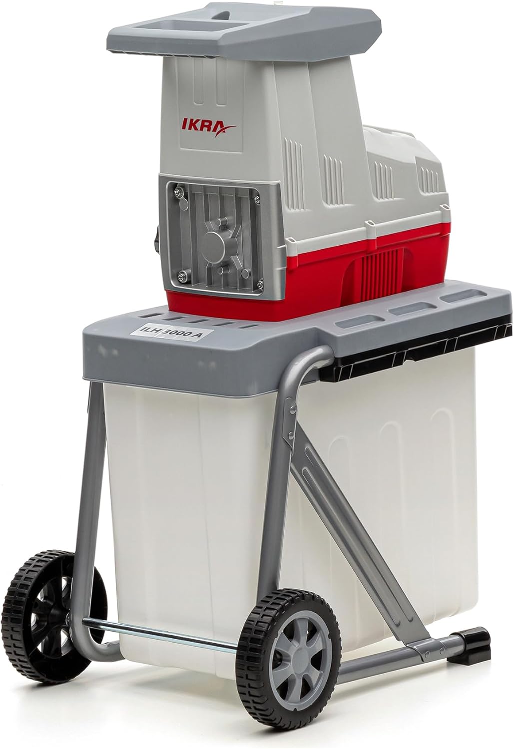 IKRA 81002880 Biocippatrice elettrica a rulli ILH 3000 A, silenziosa, robusta, a bassa manutenzione, potente 3.000 Watt, diametro rami fino a 44 mm, 230 V