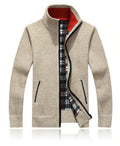 Herren-Strickjacke mit Reiverschluss