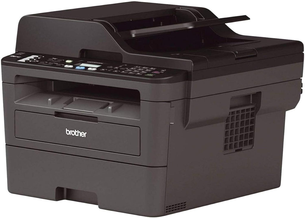 Brother MFC-L2835DW | Stampante multifunzione 4-in-1 (stampa/scansione/copia/fax) Laser monocromatica – Wi-Fi ed Ethernet – Alimentatore automatico documenti (ADF) da 50 fogli – Velocità di stampa di 32 pagine