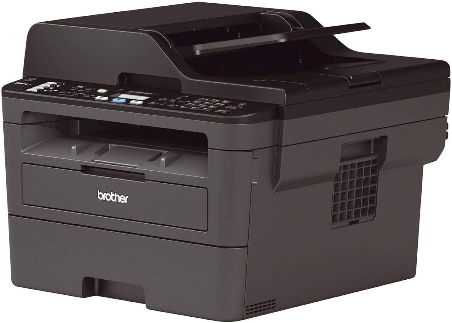 Brother MFC-L2835DW | Stampante multifunzione 4-in-1 (stampa/scansione/copia/fax) Laser monocromatica – Wi-Fi ed Ethernet – Alimentatore automatico documenti (ADF) da 50 fogli – Velocità di stampa di 32 pagine