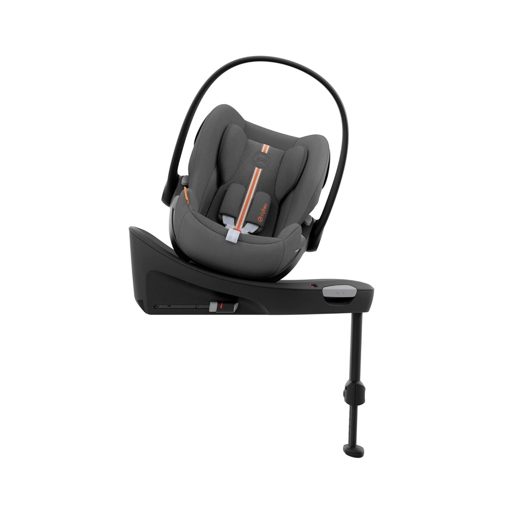 CYBEX Gold Seggiolino auto Cloud G i-Size Plus, Include riduttore per neonato, Dalla nascita fino a ca. 24 mesi, Per bambini da 40 cm a 87 cm, Max. 13 kg, Lava Grey