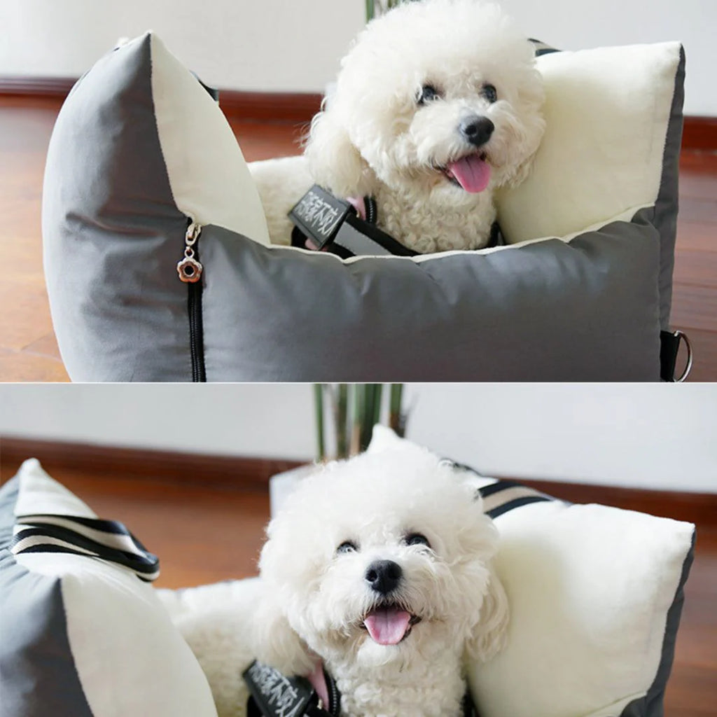 Seggiolino Auto Premium per Cani – Compagno di Viaggio Sicuro e Confortevole per il Tuo Cane